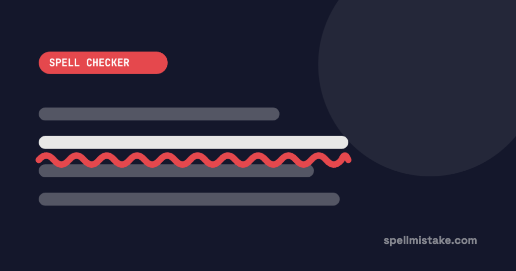 Illustration: lines of text with one marked by a red correction squiggle