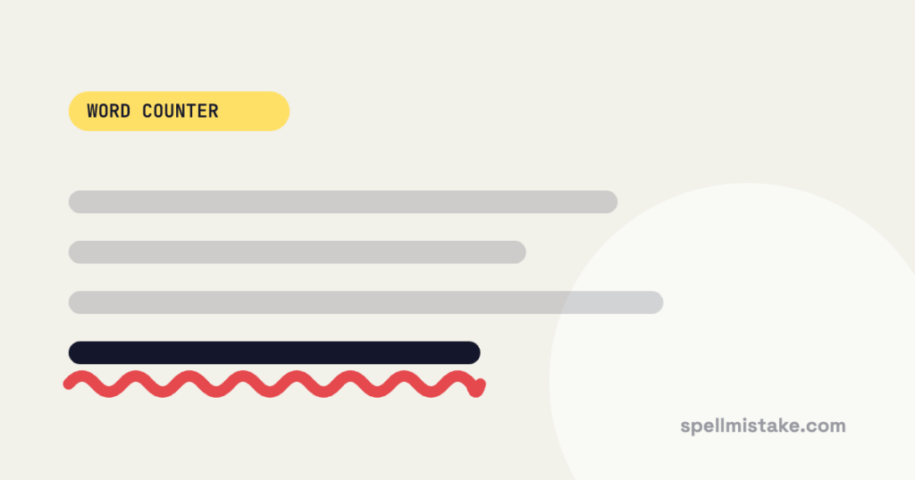 Illustration: lines of text with one marked by a red correction squiggle